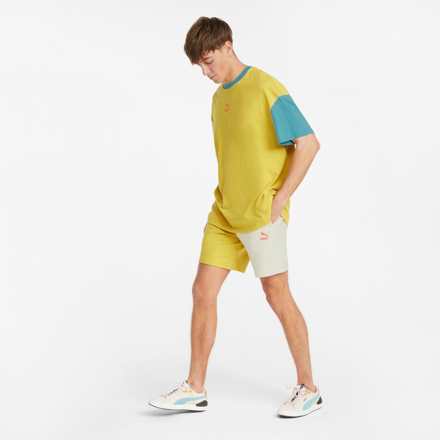 CLASSICS BLOCK BOXY TEE (Bamboo)