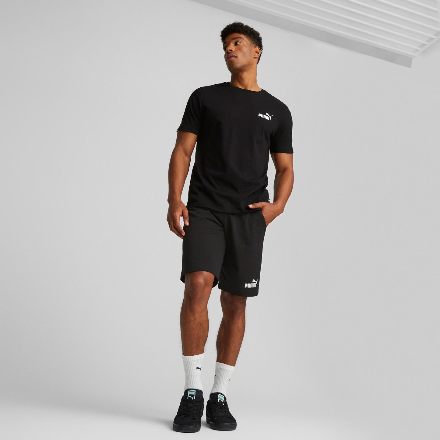 ESS JERSEY SHORTS (PUMA Black)