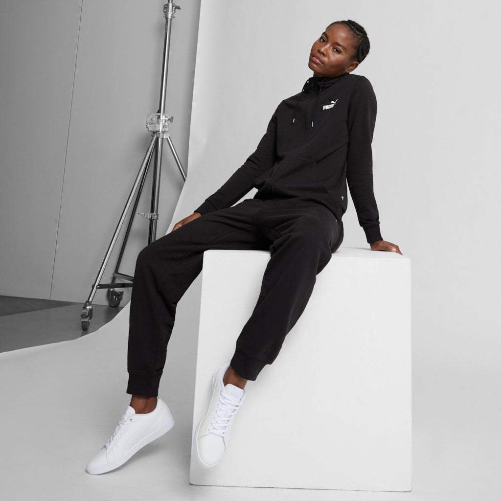 ESS FULL-ZIP HOODIE (PUMA Black)