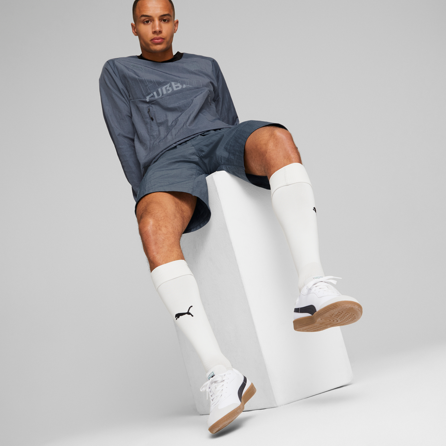 KING 21 IT (PUMA White-PUMA Black-Gum)