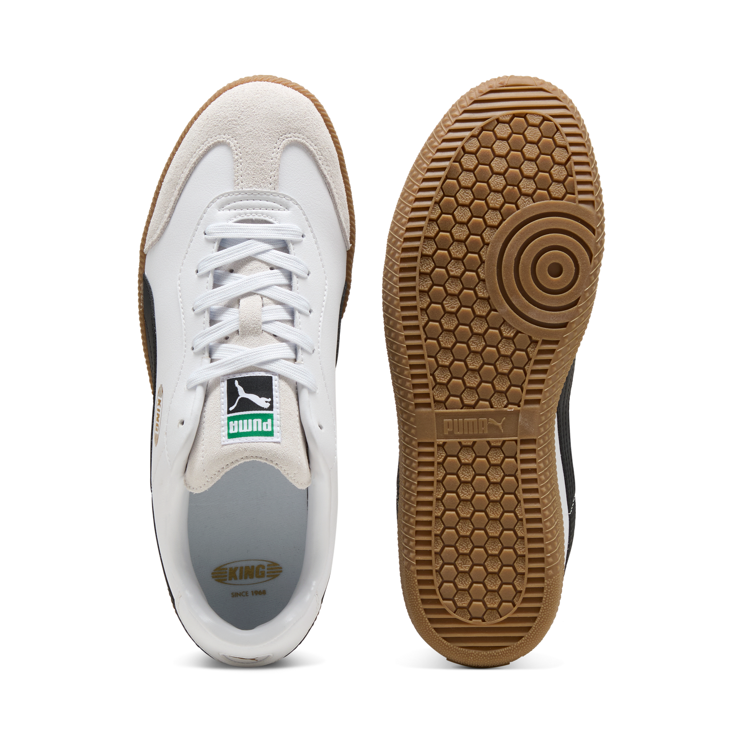 KING 21 IT (PUMA White-PUMA Black-Gum)