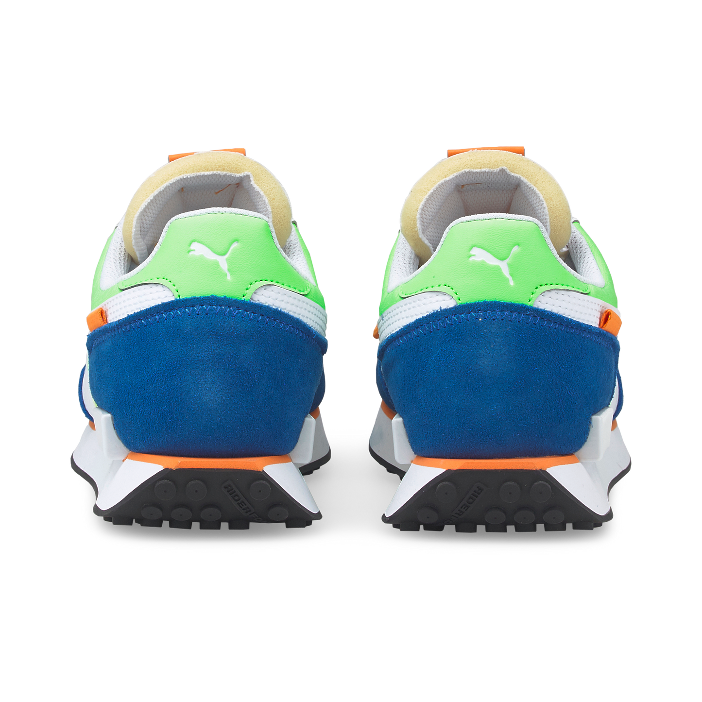 FUTURE RIDER PLAY ON (PUMA White-Fizzy Lime)