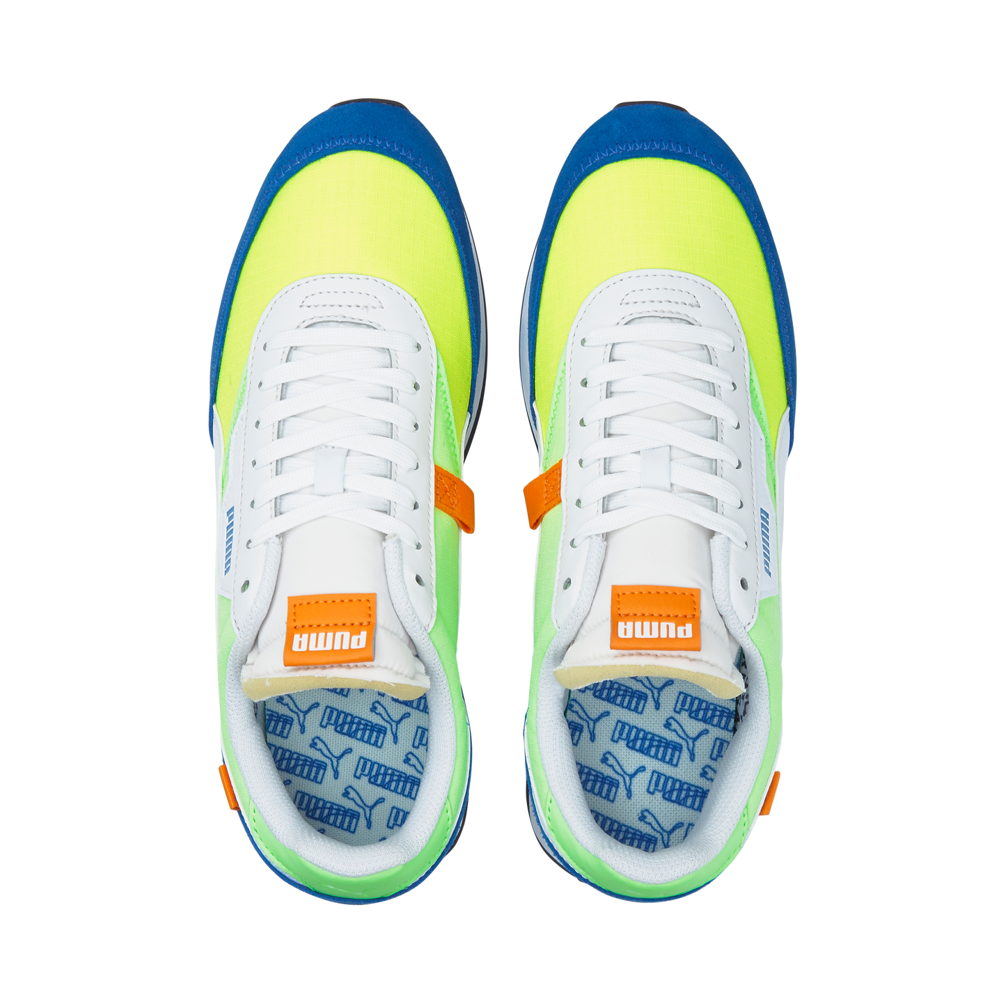 FUTURE RIDER PLAY ON (PUMA White-Fizzy Lime)