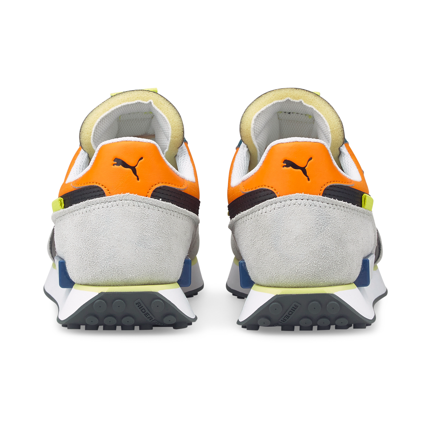 FUTURE RIDER PLAY ON (PUMA White-Vibrant Orange)