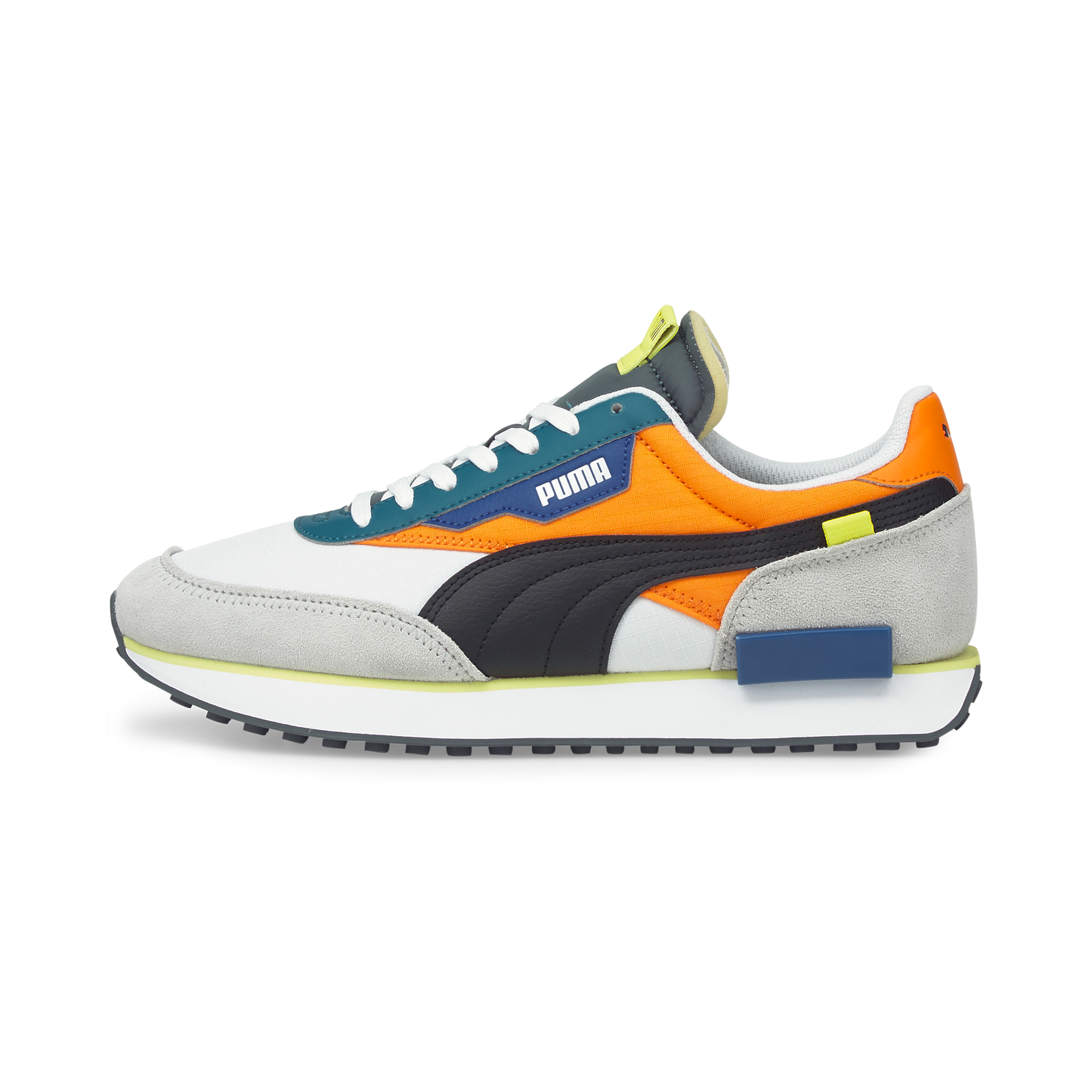 FUTURE RIDER PLAY ON (PUMA White-Vibrant Orange)