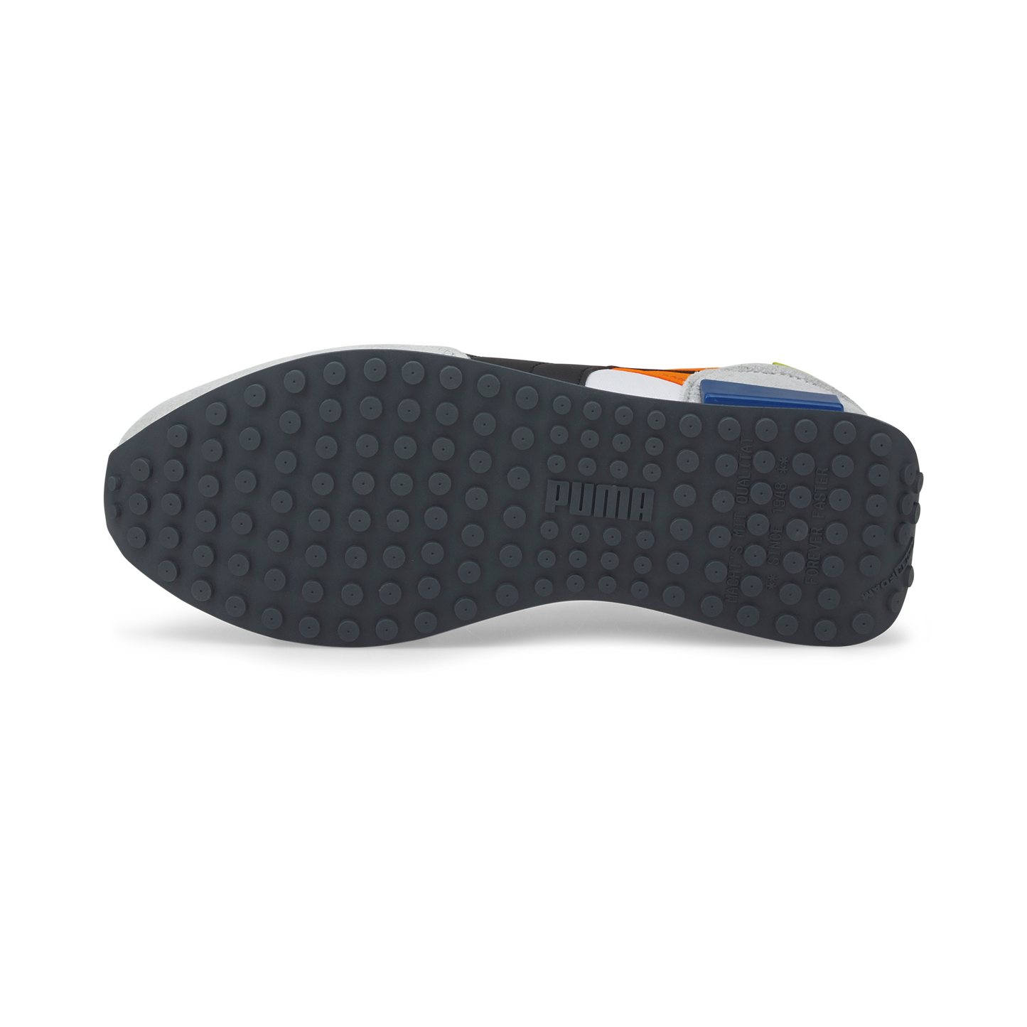 FUTURE RIDER PLAY ON (PUMA White-Vibrant Orange)