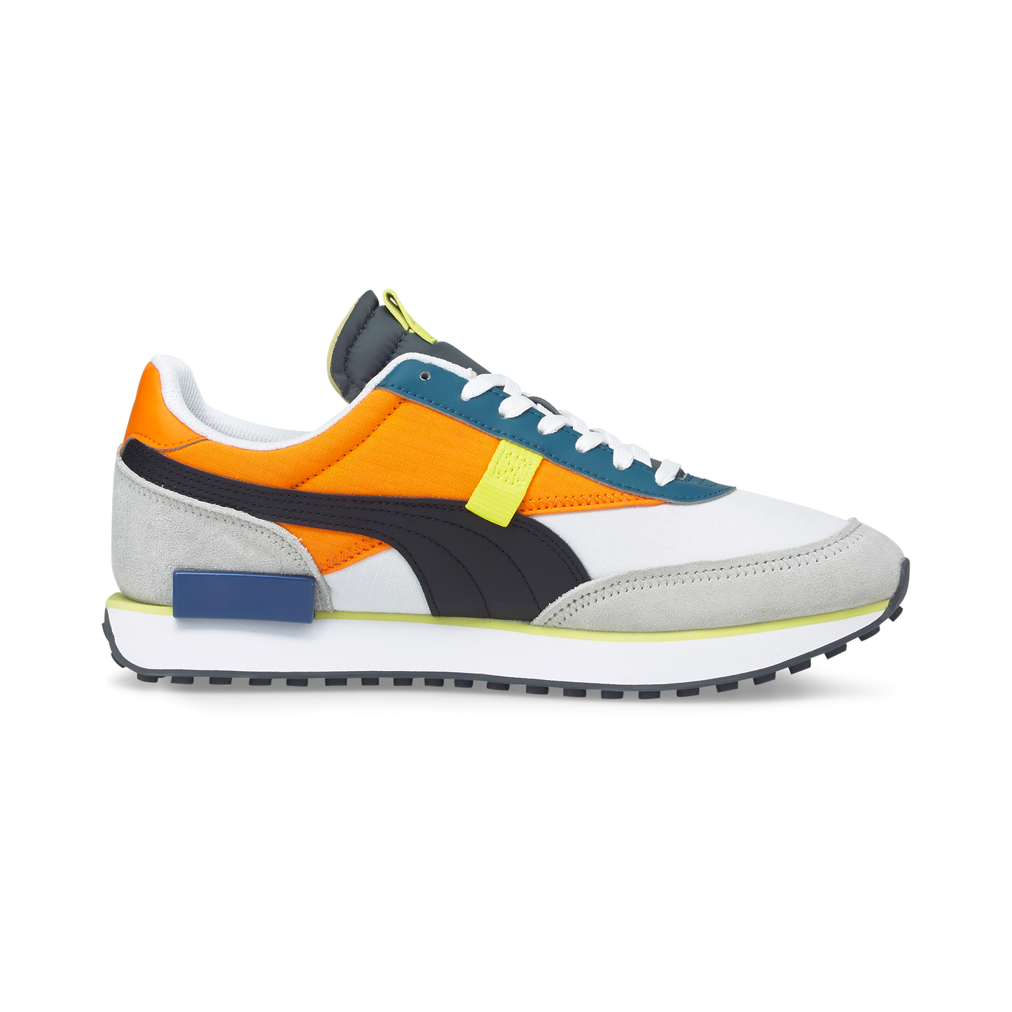 FUTURE RIDER PLAY ON (PUMA White-Vibrant Orange)