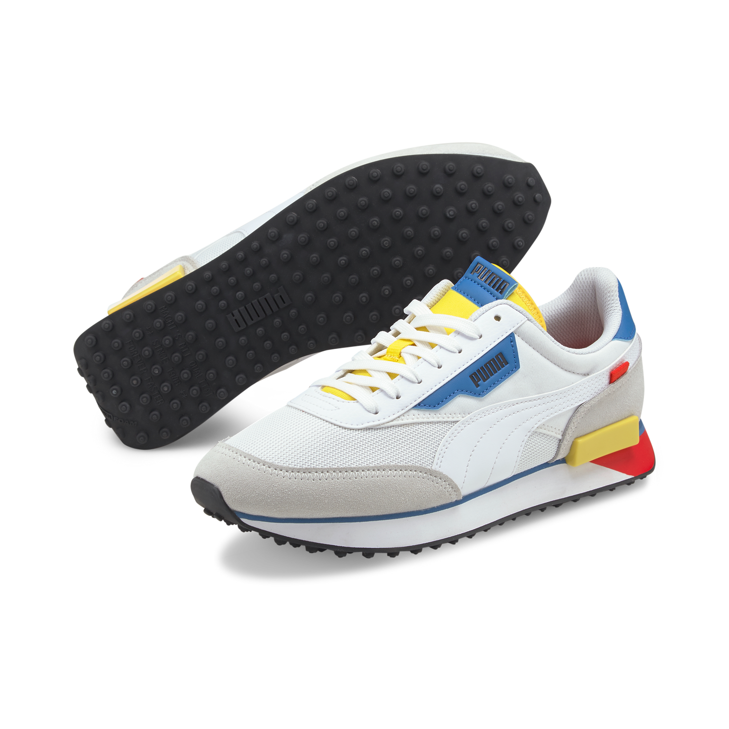FUTURE RIDER NEON PLAY (PUMA White-Maize)