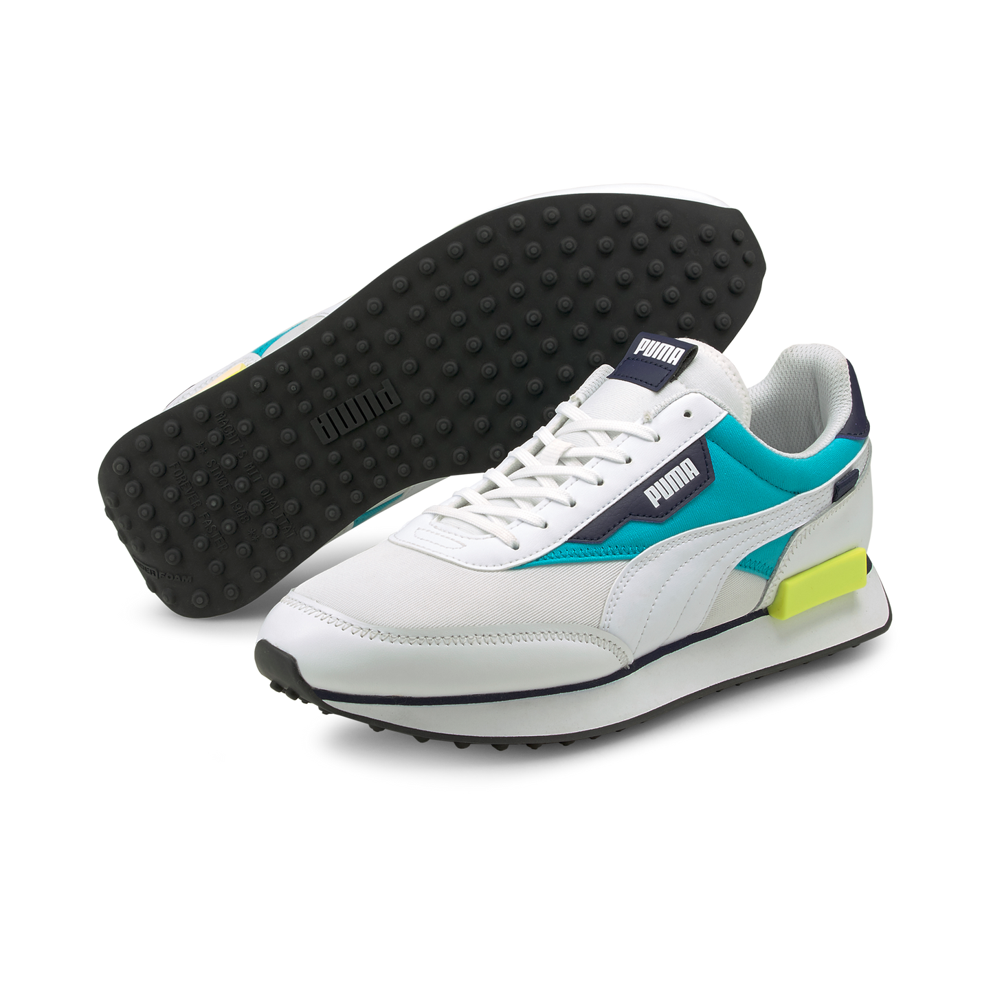 FUTURE RIDER SPRINT (PUMA White-Scuba Blue)