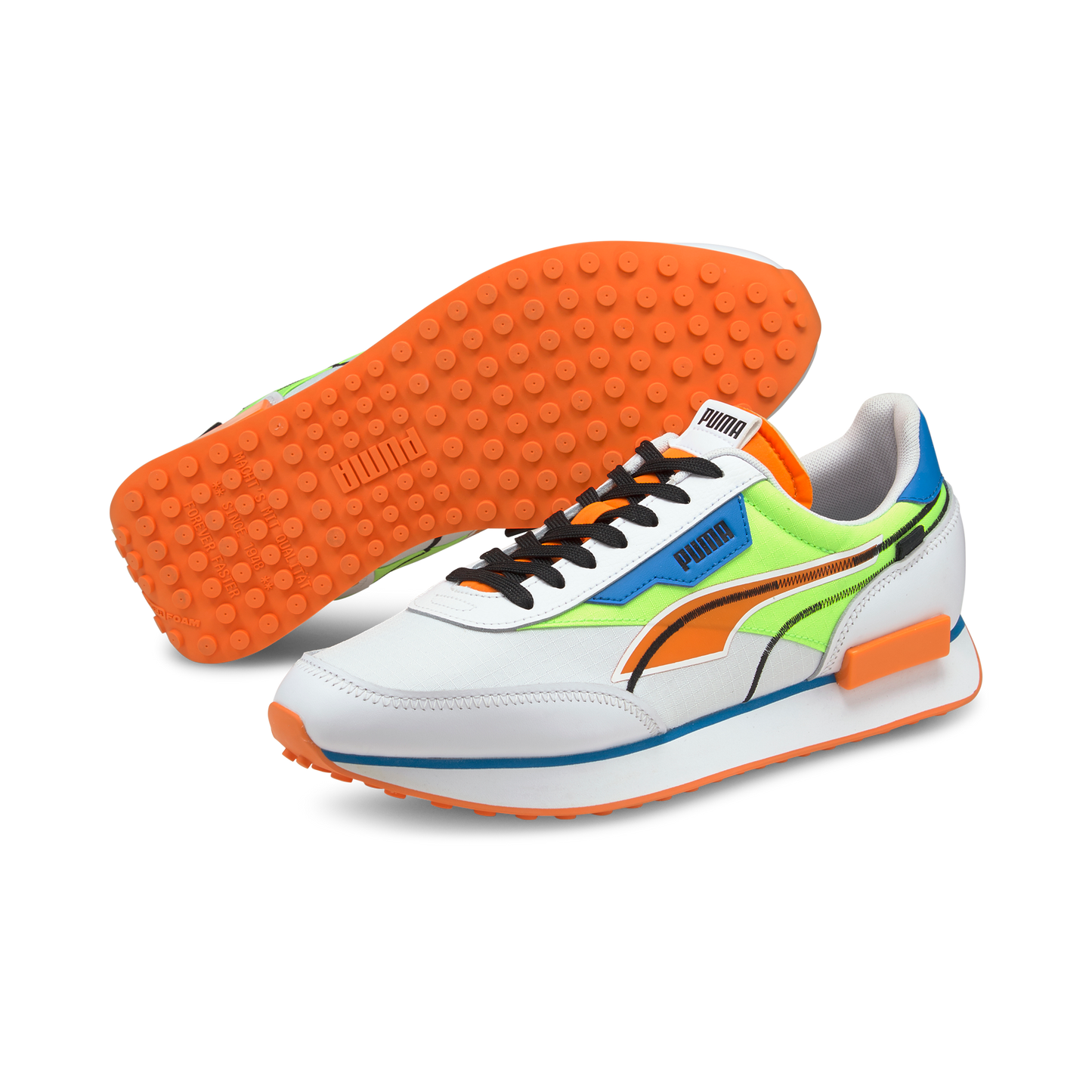 FUTURE RIDER TWOFOLD (PUMA White-Green Glare)