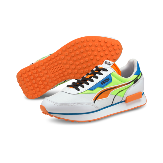 FUTURE RIDER TWOFOLD (PUMA White-Green Glare)