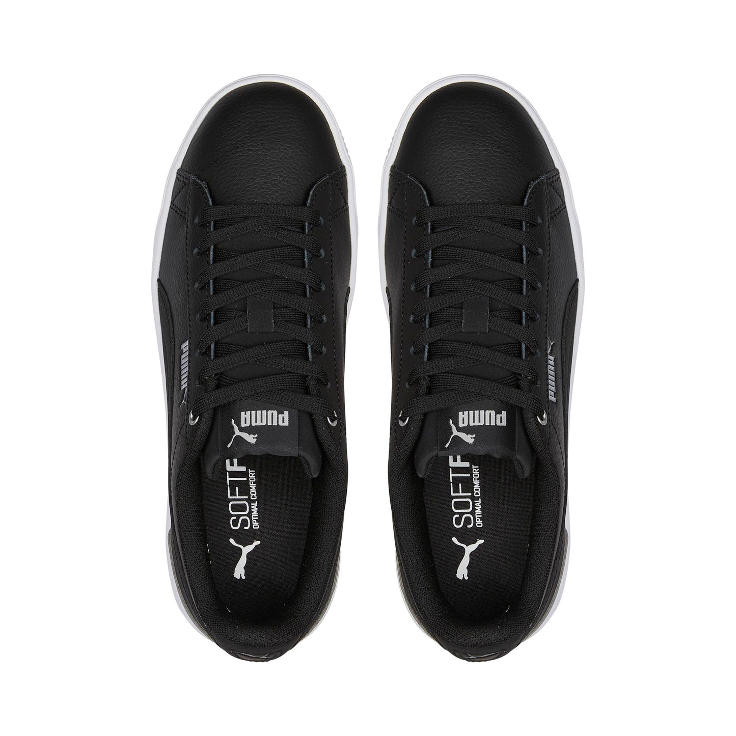 VIKKY V3 LTHR (PUMA Black-PUMA Black-Silver)