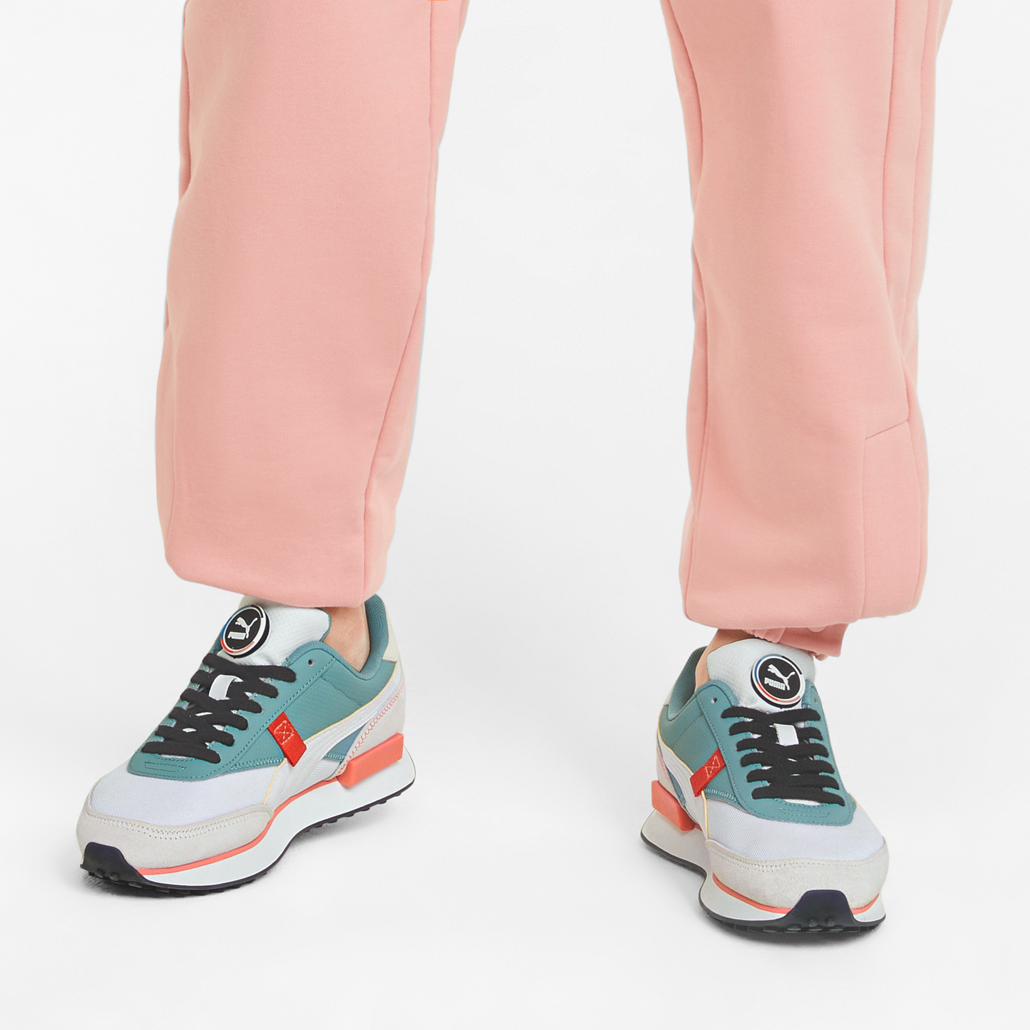 FUTURE RIDER GO FOR (PUMA White-Mineral Blue)