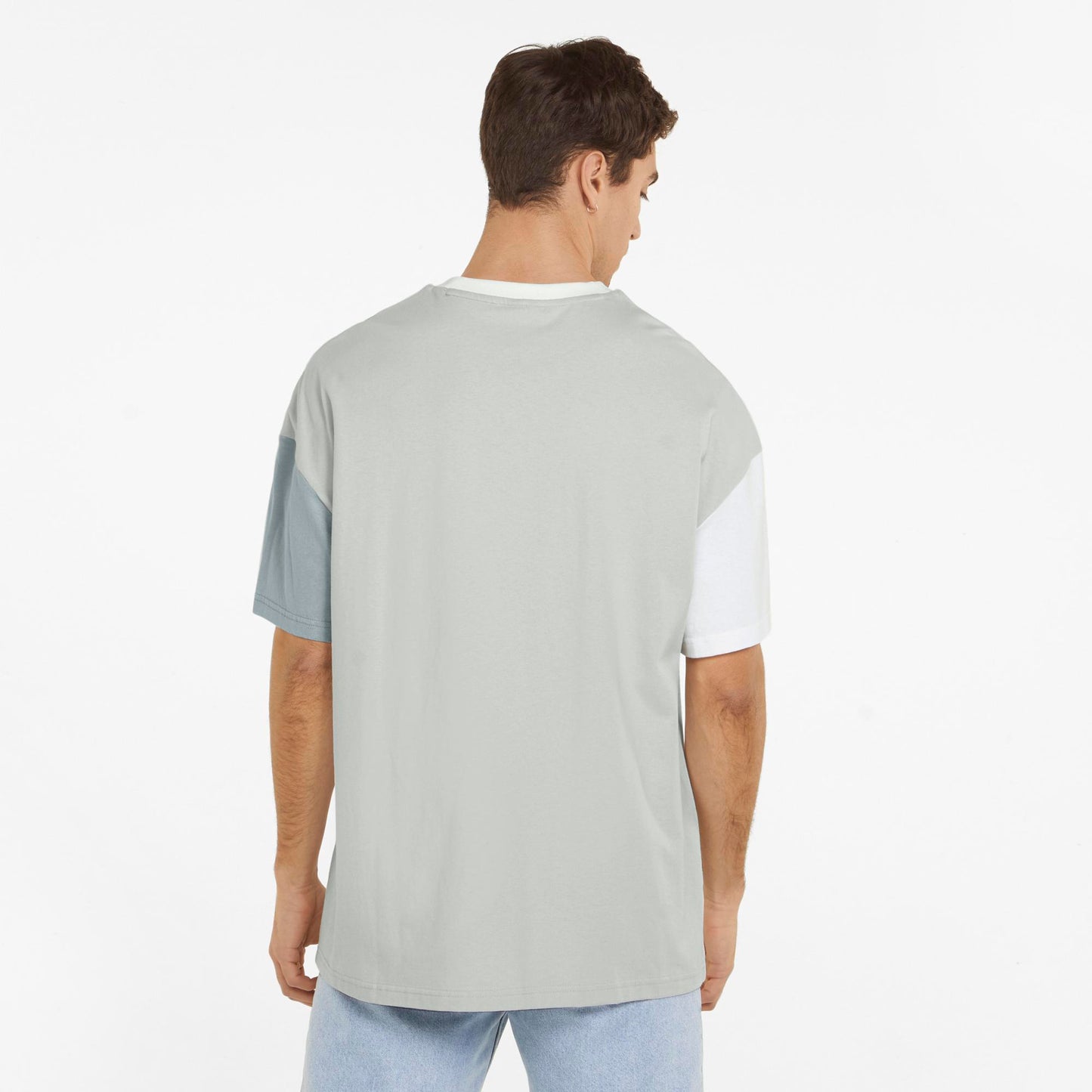 CLASSICS BLOCK  BOXY TEE (Gray Violet)