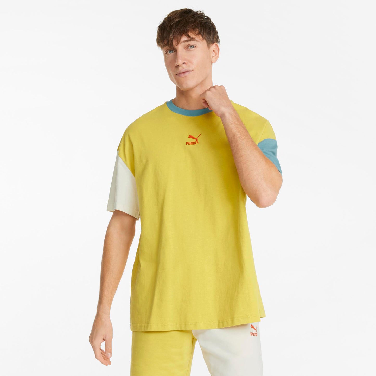 CLASSICS BLOCK  BOXY TEE (Bamboo)