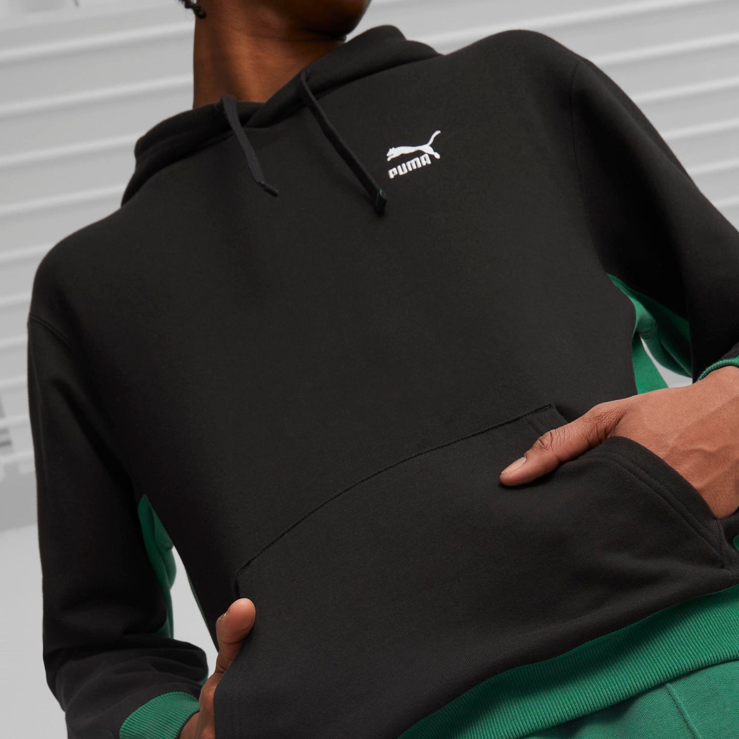 CLASSICS BLOCK HOODIE (PUMA Black-Vine)