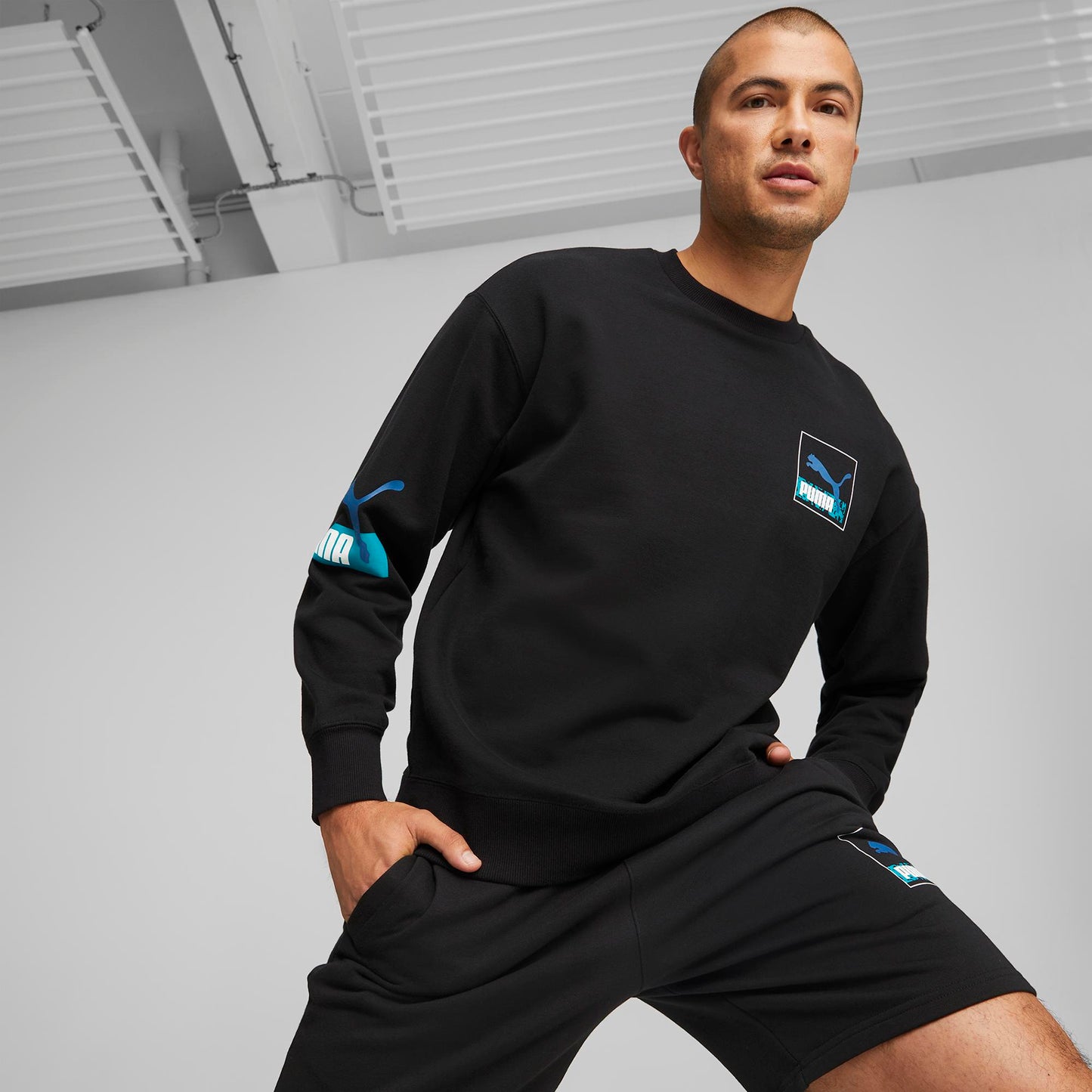 BRAND LOVE CREW (PUMA Black)