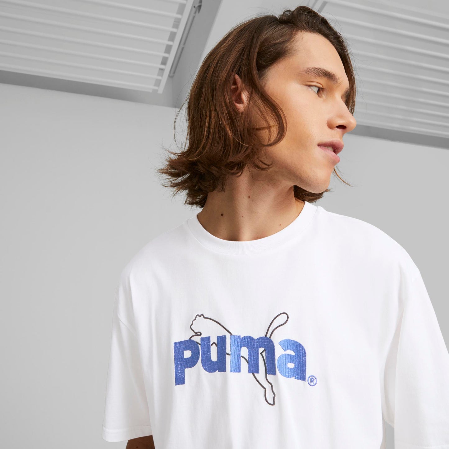 PUMA TEAM GRAPHIC TEE (PUMA White)