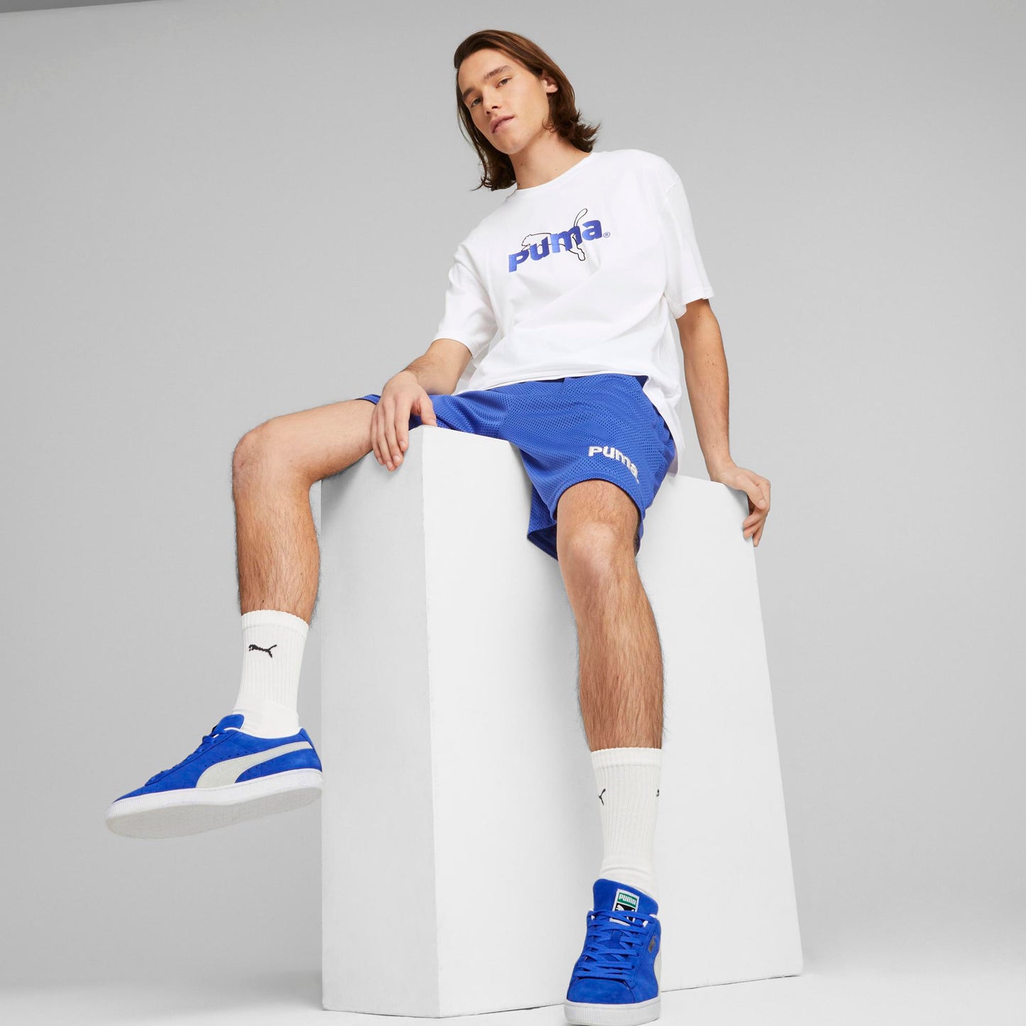 PUMA TEAM GRAPHIC TEE (PUMA White)