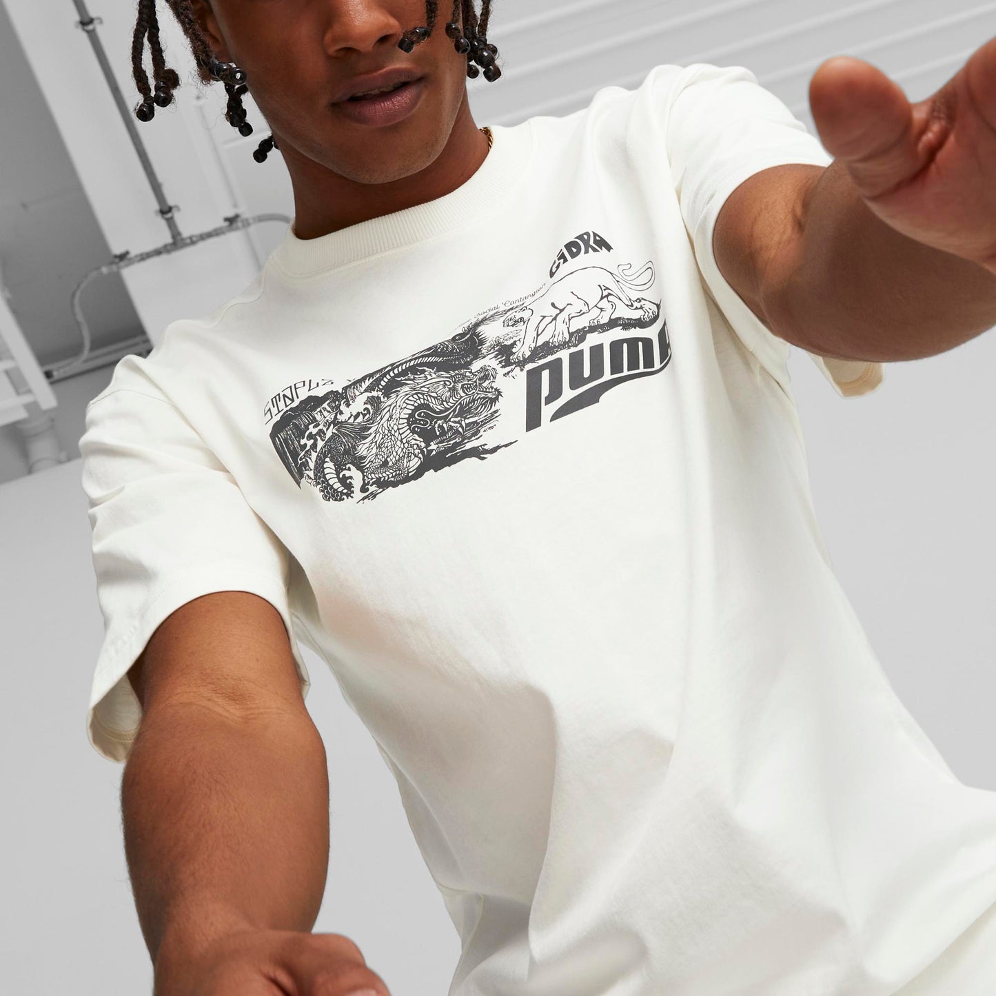PUMA X STAPLE GRAPHIC TEE (Warm White)
