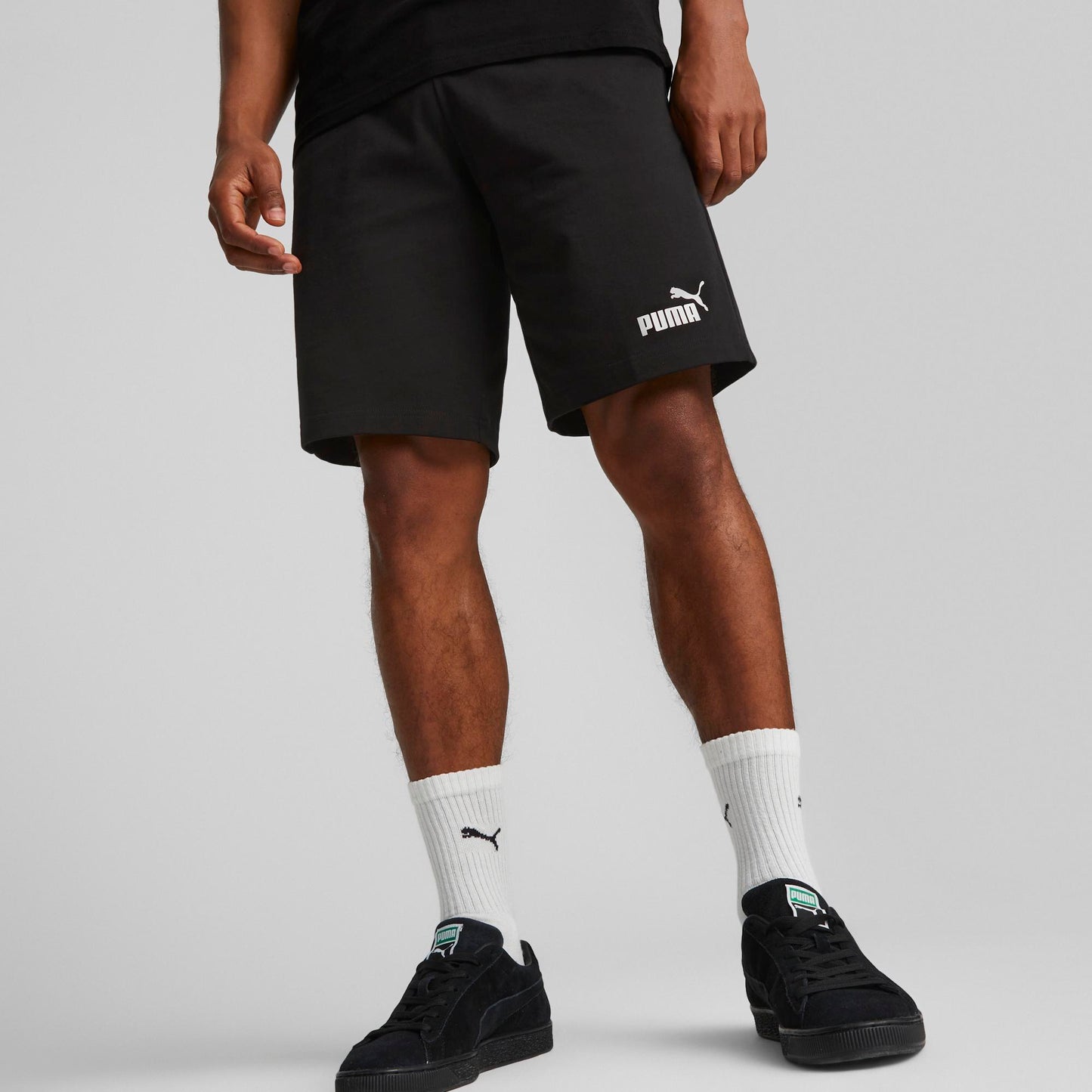 ESS JERSEY SHORTS (PUMA Black)