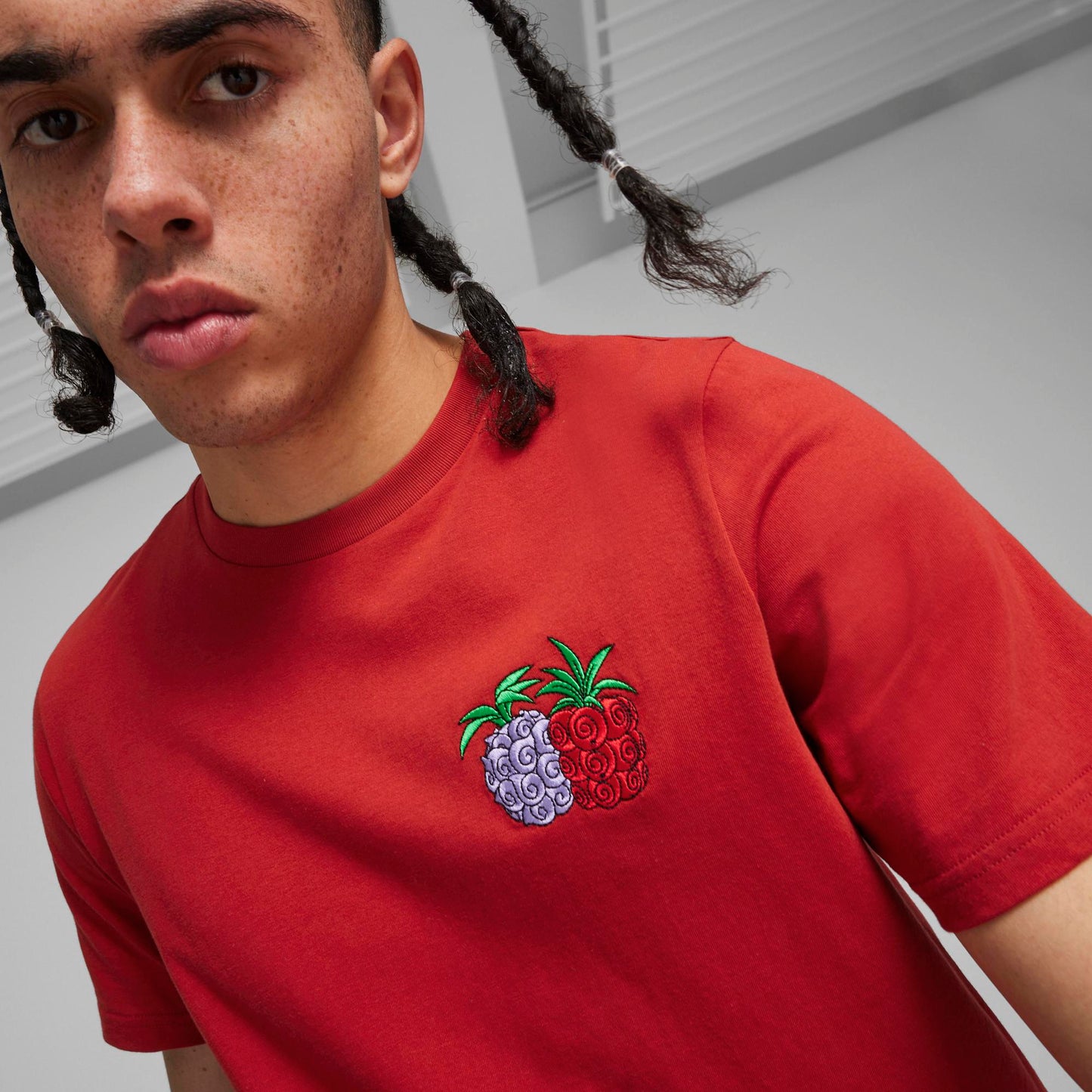 PUMA X ONE PIECE GRAPHIC TEE (Club Red)
