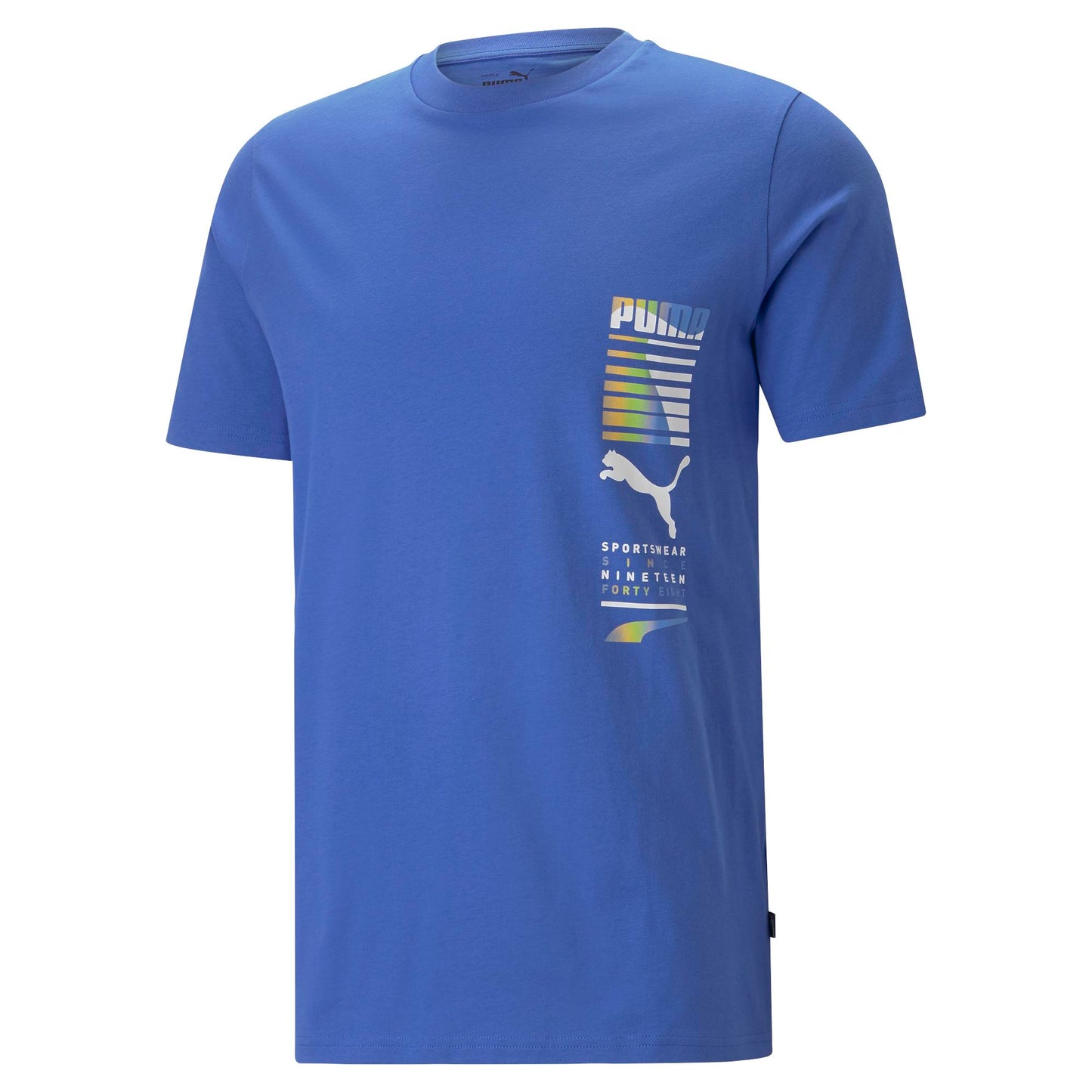 GRAPICS MULTICOLOR TEE (Royal Saphire)