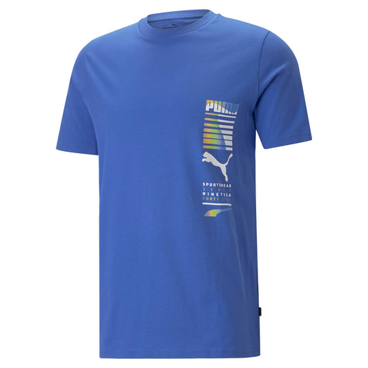 GRAPICS MULTICOLOR TEE (Royal Saphire)