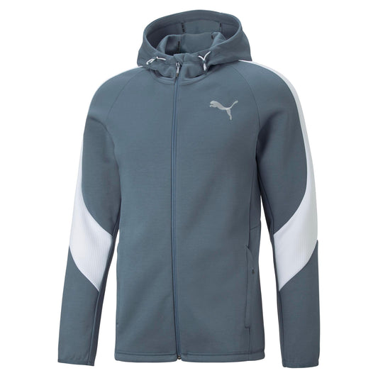 EVOSTRIPE FULL-ZIP HOODIE (Evening Sky)