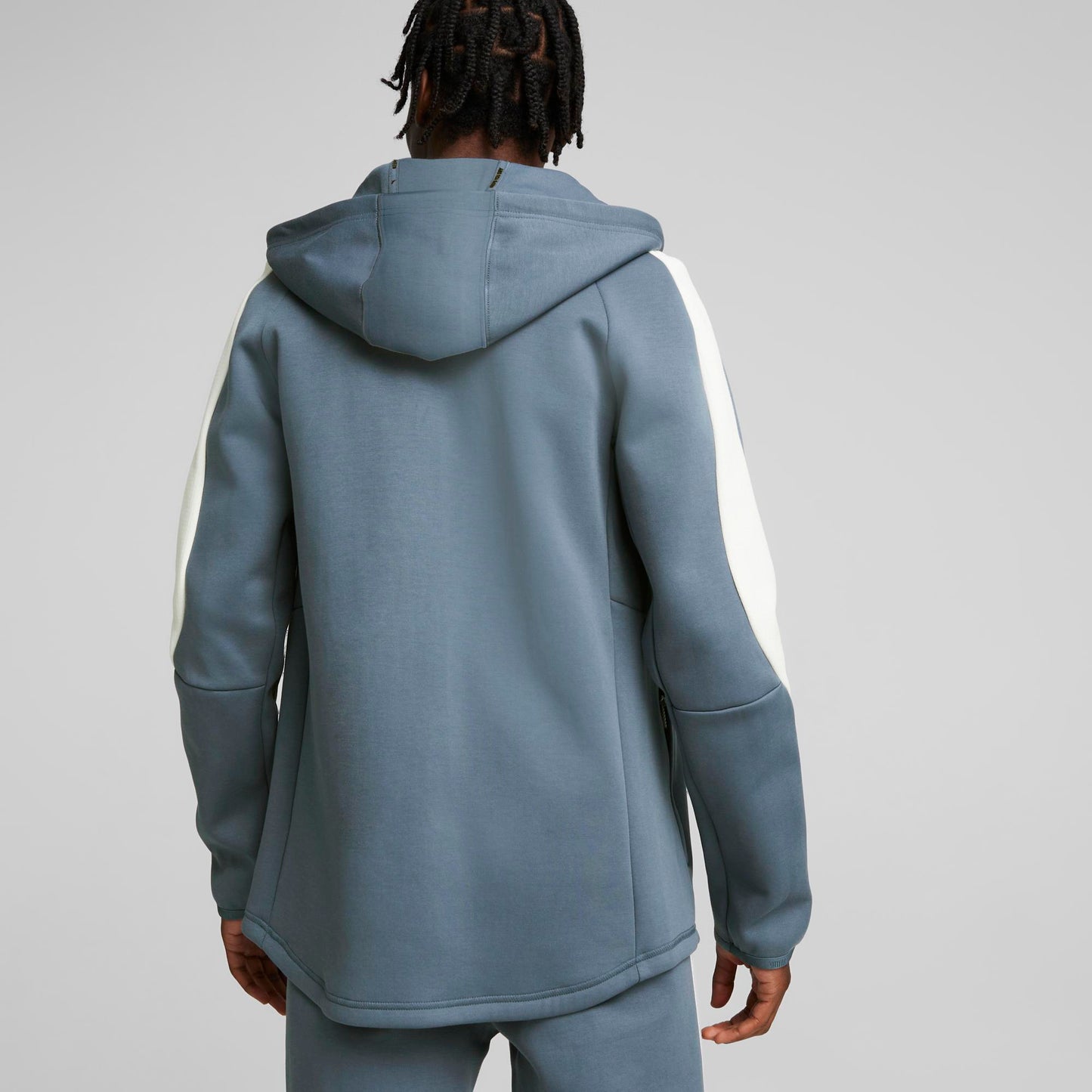 EVOSTRIPE FULL-ZIP HOODIE (Evening Sky)