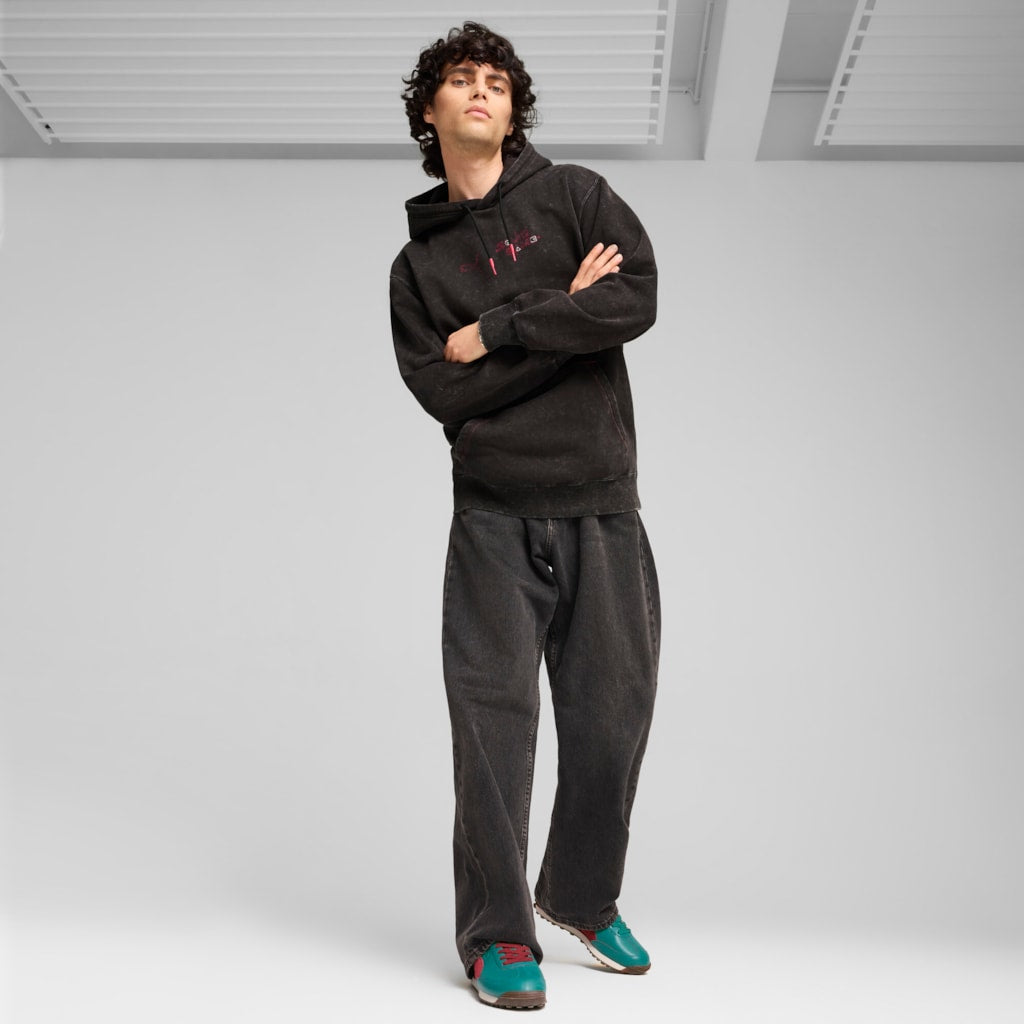 PUMA X SQUID GAME GRAPHIC HOODIE FL (PUMA Black)