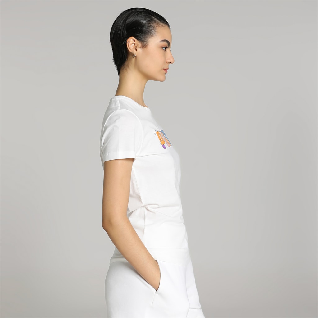 ESS+ GRAPHIC TEE (PUMA White)