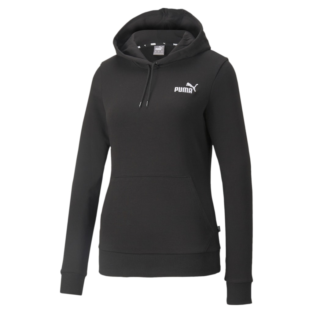ESS+ EMBROIDERY HOODIE (PUMA Black)